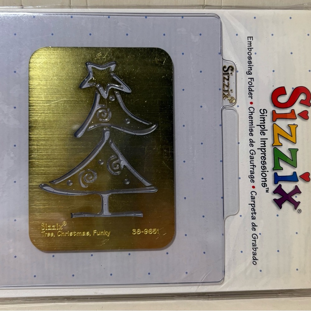 Sizzix  Christmas Tree Embossing Folder